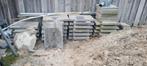 Gebruikte betontegels 60x40 cm, Tuin en Terras, Tegels en Klinkers, Ophalen, Gebruikt, Beton, Terrastegels