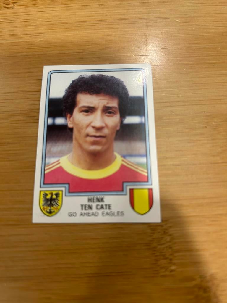 Panini Voetbal 86 Henk ten Cate Go Ahead Eagles, Ophalen of Verzenden, Zo goed als nieuw, Overige binnenlandse clubs, Poster, Plaatje of Sticker