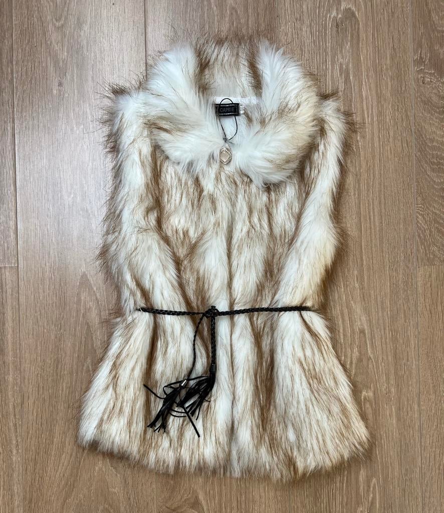 Nieuw Chicaprie bont vestje maat 8 | 122/128, Ophalen of Verzenden, Nieuw, Meisje, Overige typen