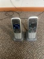 2 KPN DECT draadloze telefoons met laadstations, Telecommunicatie, Ophalen of Verzenden, Gebruikt, 2 handsets
