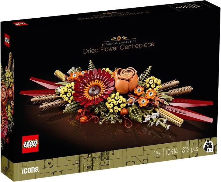 Lego 10314 Dried Flower Centrepiece, Kinderen en Baby's, Speelgoed | Duplo en Lego, Nieuw, Lego, Complete set, Ophalen of Verzenden