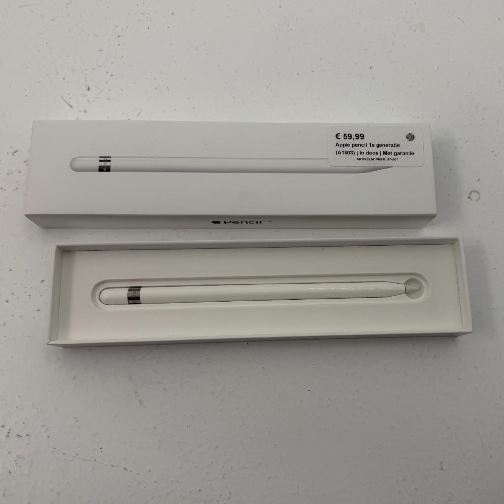 Apple pencil 1e generatie (A1603) | In doos |, Dordrecht@usedproducts.nl, Toulonselaan 72, Ophalen of Verzenden, Zo goed als nieuw