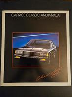 Brochure Chevrolet Caprice Classic & Impala, Ophalen of Verzenden, Zo goed als nieuw, Chevrolet