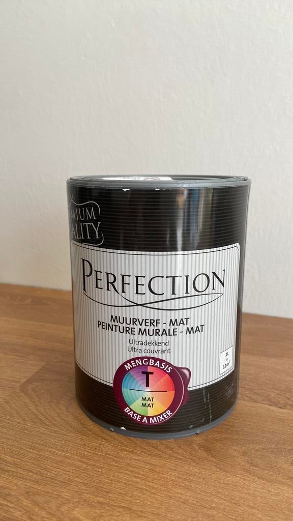 NIEUW: Perfection Muurverf Delta Mat - 1 Liter, Ophalen, Overige kleuren, Nieuw, Verf