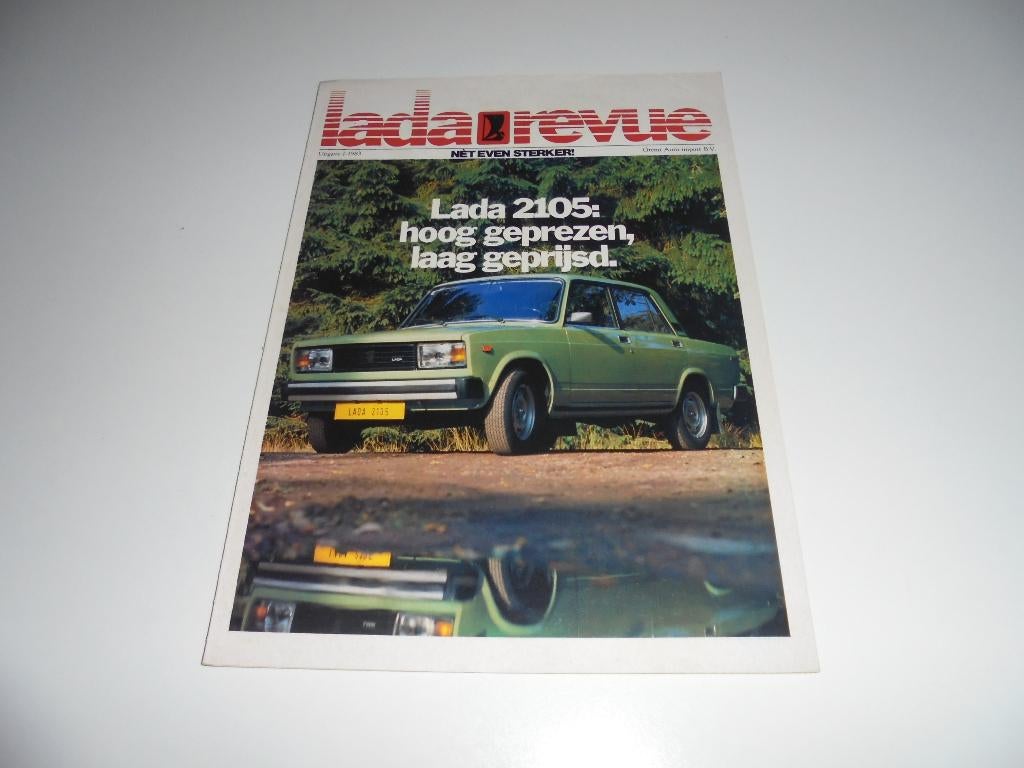 brochure Lada modellenprogramma  1983, Ophalen of Verzenden, Zo goed als nieuw, Overige merken