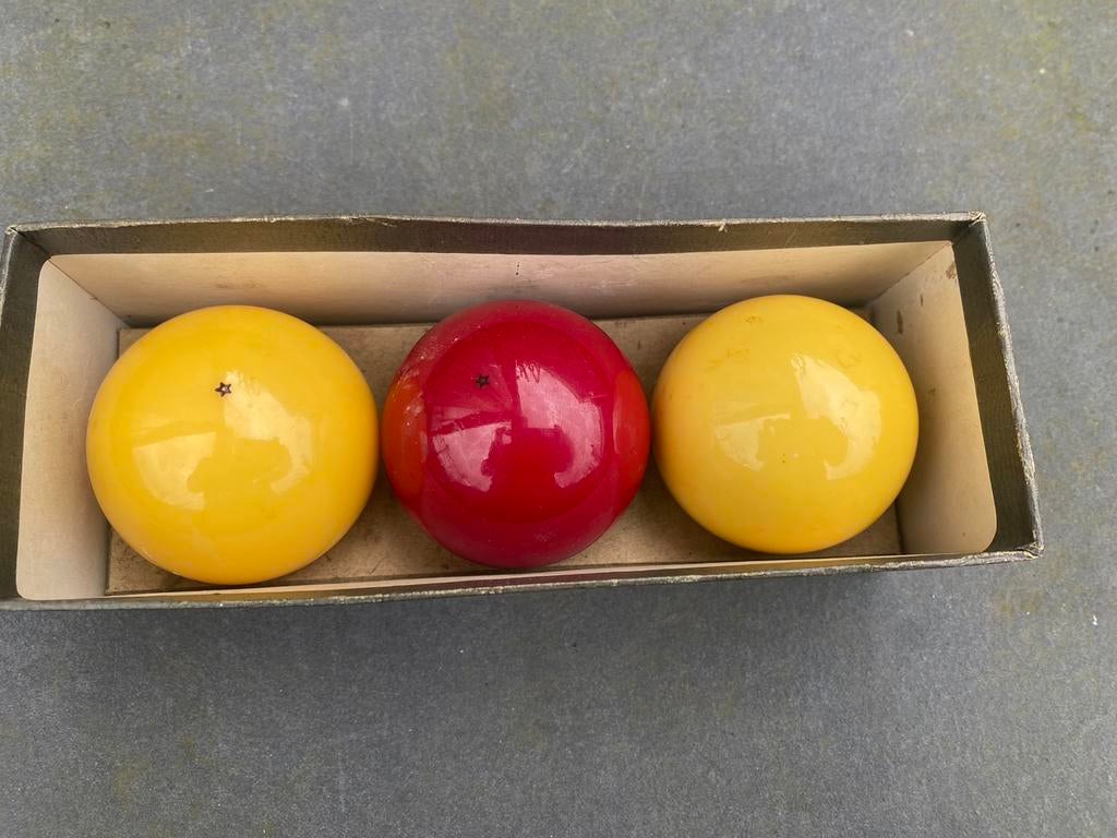 biljartballen, Ophalen of Verzenden, Gebruikt, Keu of Ballen