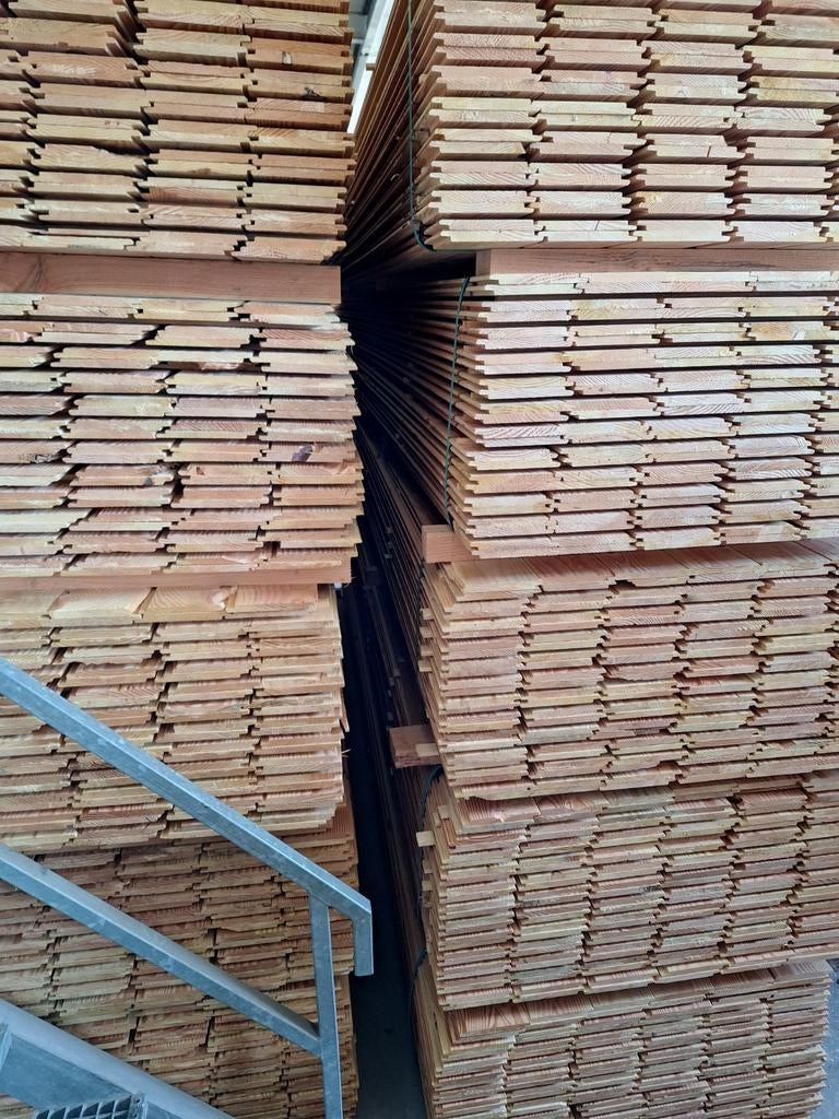 Douglas hout, en diverse gevelbekleding GOEDKOOPSTE balken, Tuin en Terras, Ophalen, Nieuw, 250 cm of meer, Balken