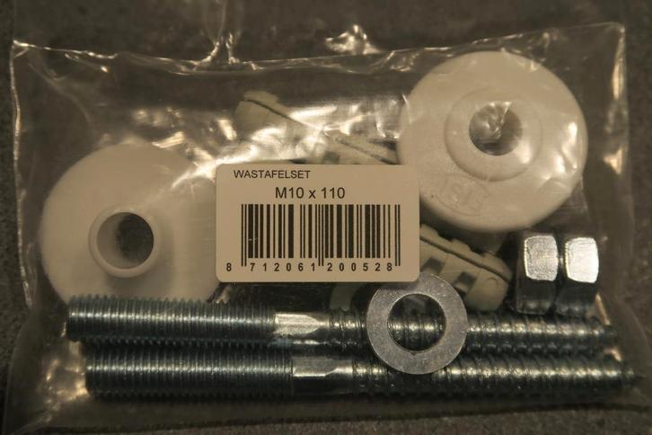 Wastafel ophangset / montageset M10 x 110 Nieuw, Doe-het-zelf en Verbouw, Sanitair, Nieuw, Overige typen, Ophalen of Verzenden