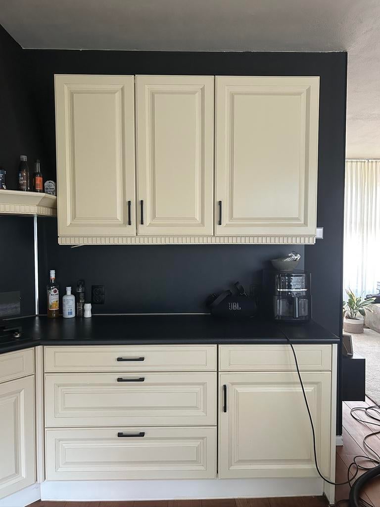 Grote keuken. Gratis. Zelf demonteren, Ophalen, Wit, Hoekkeuken