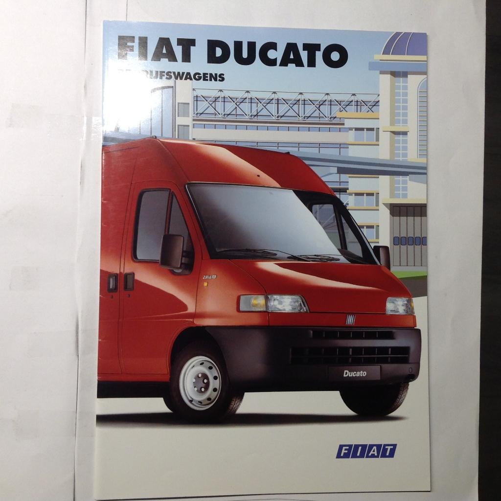 Fiat Ducato folder NED 28 blz 1998, Ophalen of Verzenden, Nieuw, Overige merken