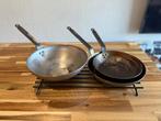 DeBuyer pannen set, Gebruikt, Pannenset, Ophalen of Verzenden, Gietijzer