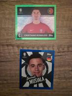 Topps Paralell Euro 2024 Green Ronaldo Blue Musiala, Hobby en Vrije tijd, Stickers en Plaatjes, Verzenden, Zo goed als nieuw