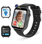 Alutoria Smartwatch voor Kinderen - 4G GPS Videobellen, Ophalen of Verzenden, Nieuw, Zwart, Jongen of Meisje