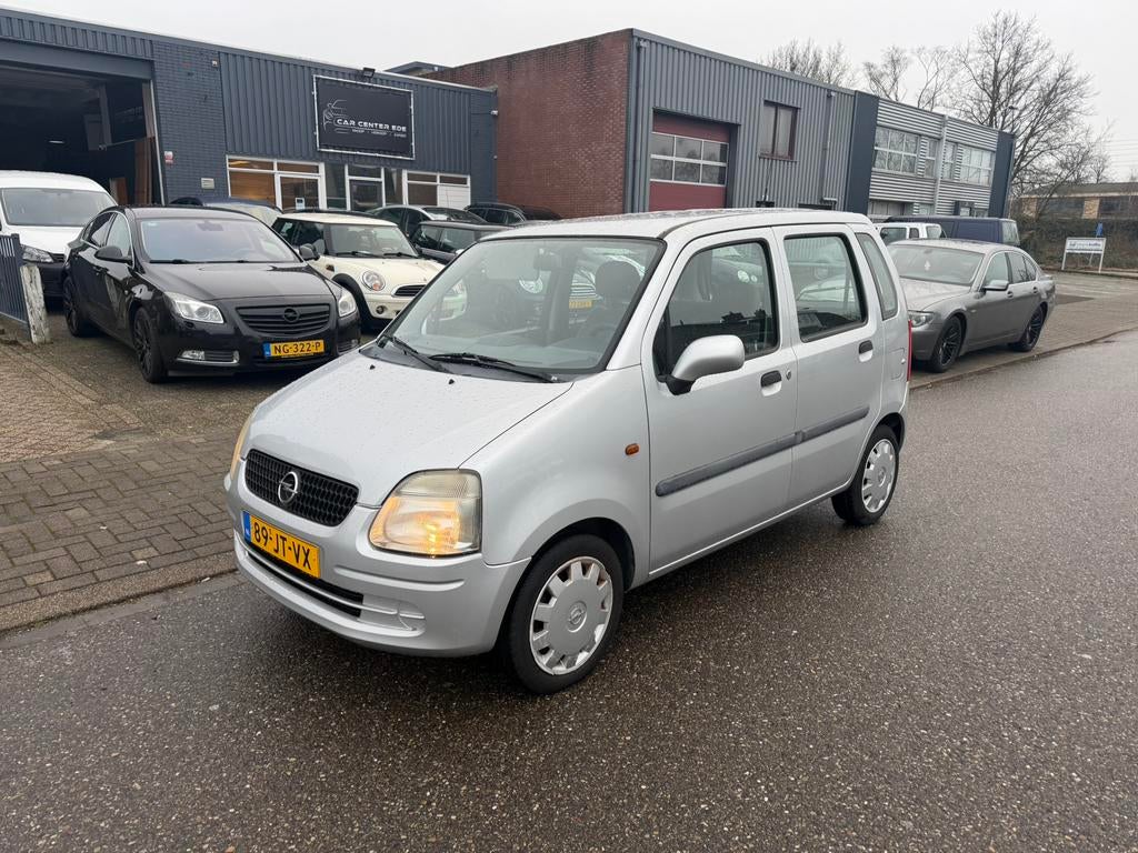 Opel Agila 1.2 I 16V 2002 Grijs, Voorwielaandrijving, 15 km/l, 74 pk, 31 €/maand