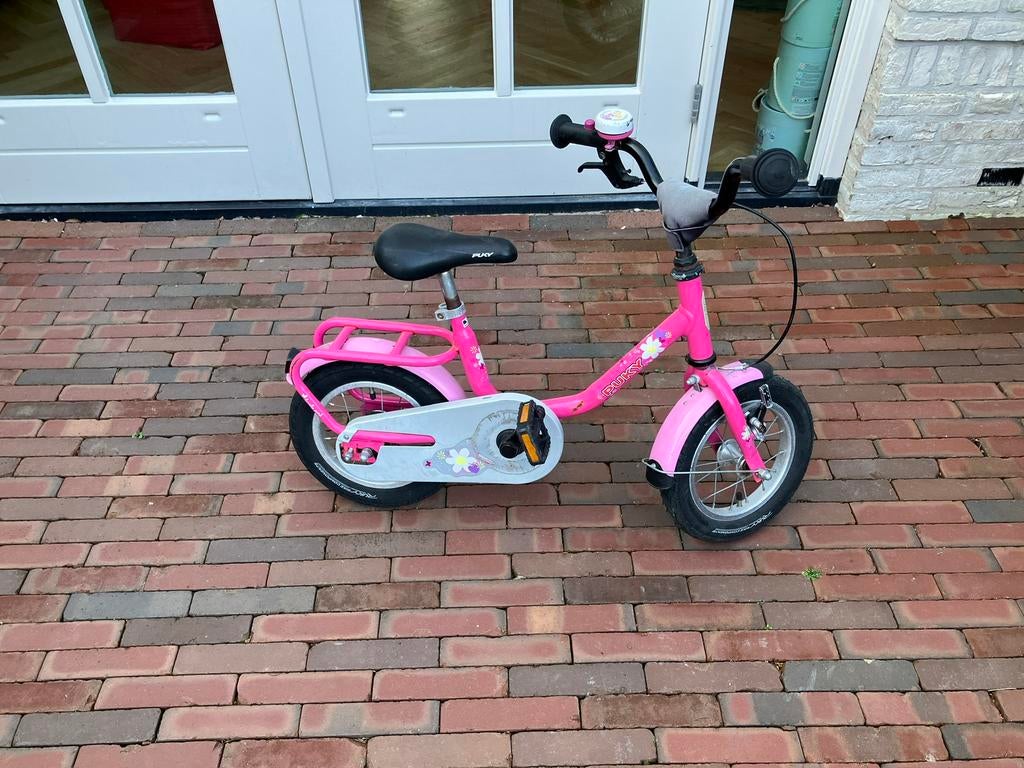 Puky 12 inch kinderfiets, Fietsen en Brommers, Fietsen | Kinderfietsjes, Ophalen, Zijwieltjes, Gebruikt, Puky