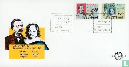 FDC E243 Nederlandse Literatuur 1987 NL onbeschreven, Ophalen of Verzenden, Nederland