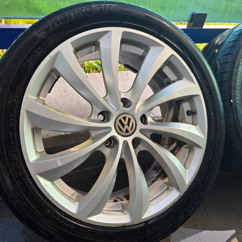 Volkswagen 5 x 112 zomerset 225-45-17, Auto-onderdelen, Banden en Velgen, Ophalen, Banden en Velgen, Dewielbasis@outlook.com, 17 inch