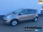 Nissan Note 1.6 First Note, '07, airco, lm velgen, trekhaak,, Voorwielaandrijving, Gebruikt, Zwart, 4 cilinders
