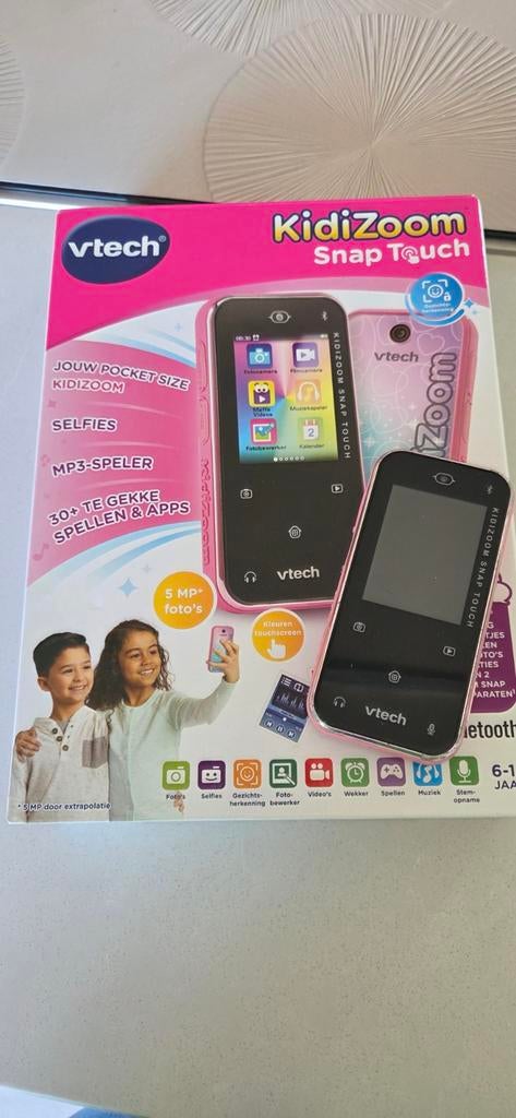 VTech KidiZoom Snap Touch - Roze Kindercamera/MP3-speler, Kinderen en Baby's, Speelgoed | Vtech, Ophalen of Verzenden, Gebruikt