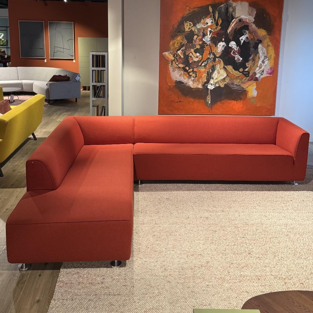Gelderland Hoekbank 4800, Huis en Inrichting, Banken | Bankstellen, Ophalen, Design, Nieuw, Stof