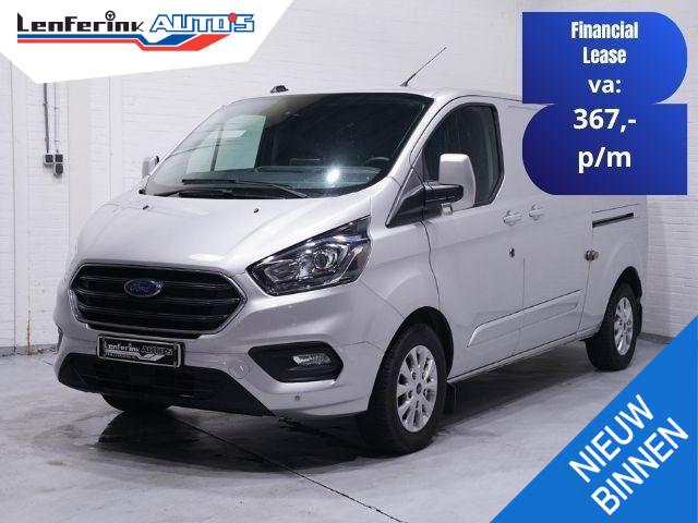 Ford Transit Custom 2.0 TDCI 170 pk Aut. L2H1 Limited 2x Sch, Auto's, 4 cilinders, Origineel Nederlands, Bedrijf, Diesel