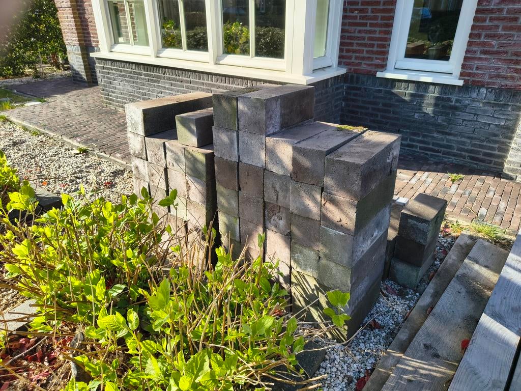 Stapelblokken 15x15cm, 40cm, 60cm, Ophalen, Gebruikt, Overige typen, Minder dan 5 m²