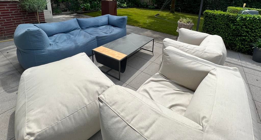 Bryck tuinset, Gebruikt, Ophalen of Verzenden, 5 zitplaatsen, Overige materialen