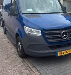 Mercedes-Benz Sprinter 2.1CDI 2020 ORGINEEL NEDERLANDSE bus, Auto's, Bestelauto's, Automaat, Stof, Blauw, Diesel