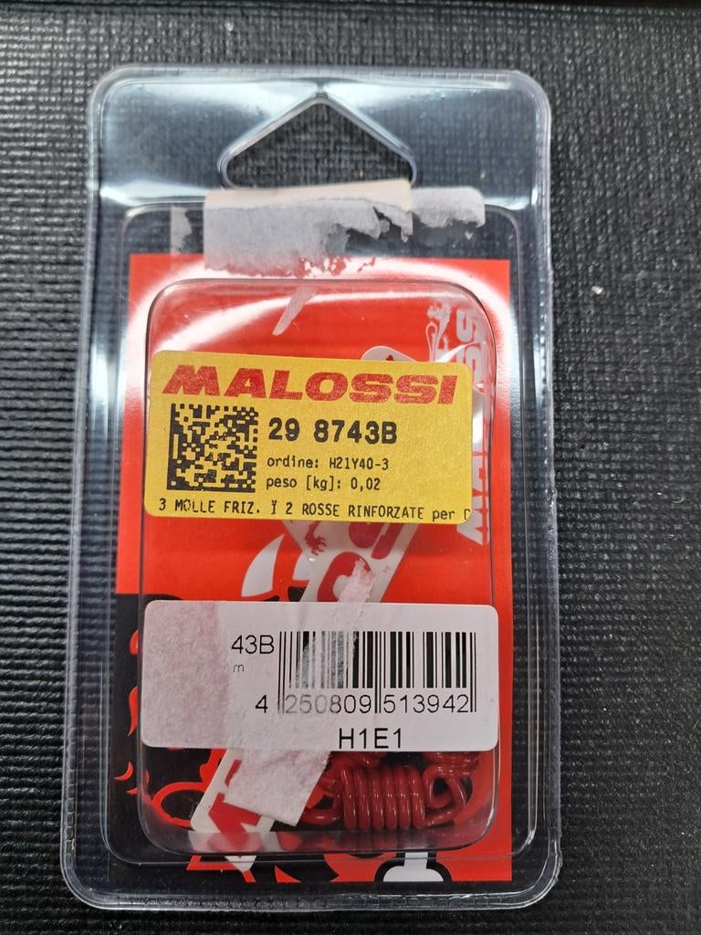 Malossi rode trekveren, Vespa Et2/LX50 2 takt, Ophalen of Verzenden, Nieuw, Overige typen, Vespa