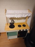 Houten Speelkeuken met Luifel - gebruikt, Kinderen en Baby's, Speelgoed | Speelkeukens, Ophalen, Gebruikt, Hout, Speelkeuken
