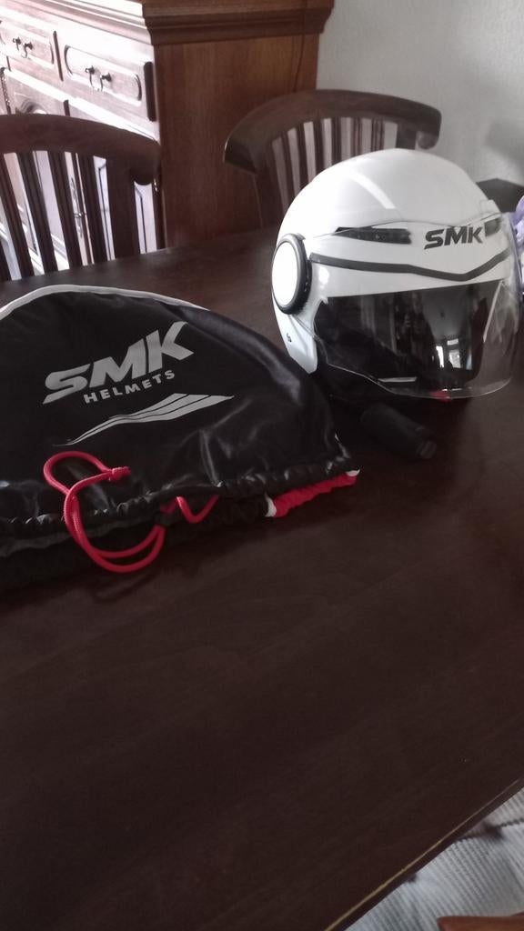 Jethelm SMK Sreem wit, Ophalen, Zo goed als nieuw, Large, SMK Streem wit