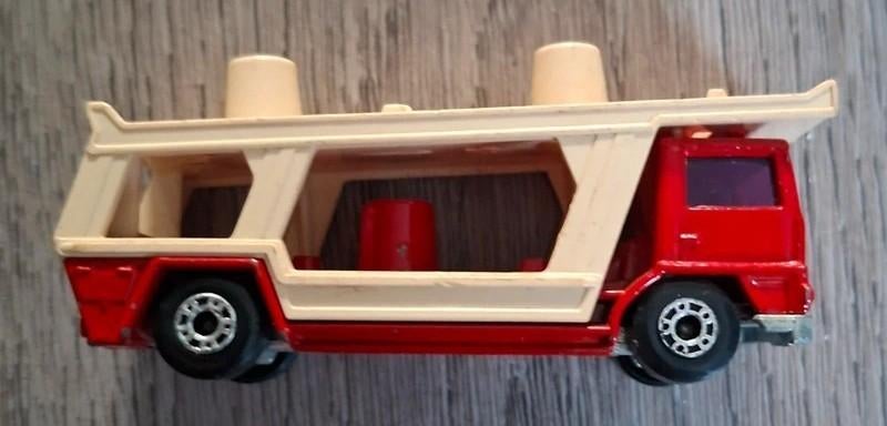 Vintage Matchbox Superfast car transporter Bedford, Ophalen of Verzenden, Gebruikt