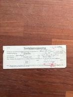 Wassenaar- Noordwijk- Vestigingsvergunning voor C. Plaatner, Boeken, Verzenden, Overige onderwerpen, Tweede Wereldoorlog, Gelezen