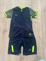 Kipsta voetbal set blauw fluor geel maat 8/9 jaar, Maat XS of kleiner, Ophalen of Verzenden, Gebruikt, Set