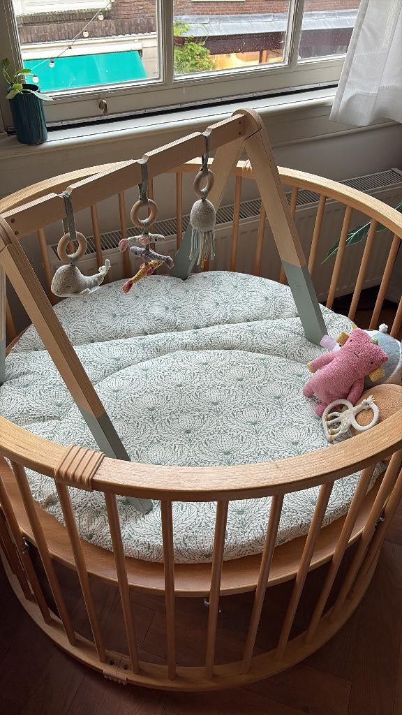 Ronde box, Kinderen en Baby's, Boxen, Ophalen, Gebruikt, Rond, Wieltjes