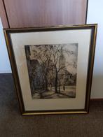 Stadsgezicht Aken ( met logo ), Antiek en Kunst, Ophalen of Verzenden