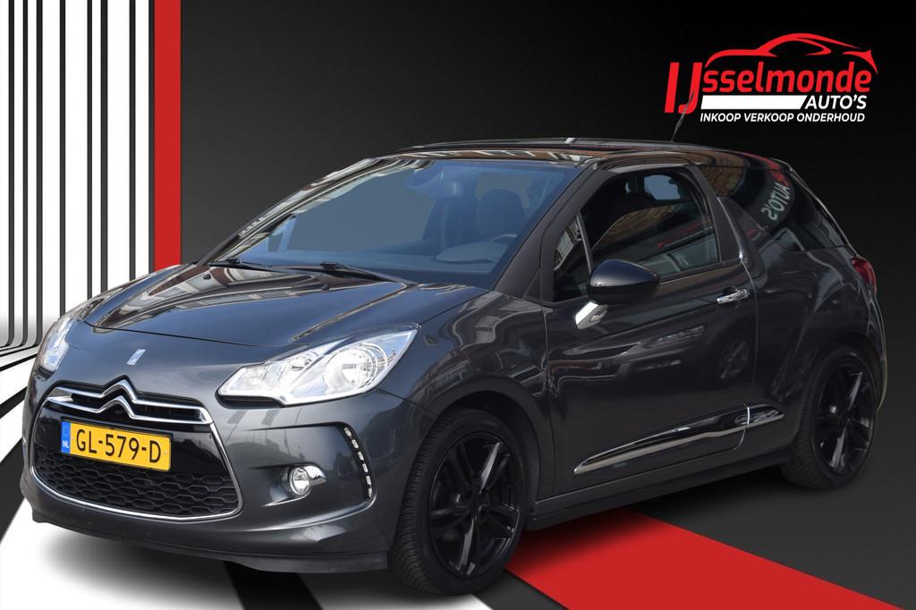 Citroën DS3 1.2 PureTech So Chic 63.807km parkeersens.navi., Auto's, Citroën, Voorwielaandrijving, Gebruikt, 1199 cc, 82 pk
