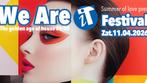 4x We Are It festival tickets zaterdag 11 april 2026, Drie personen of meer