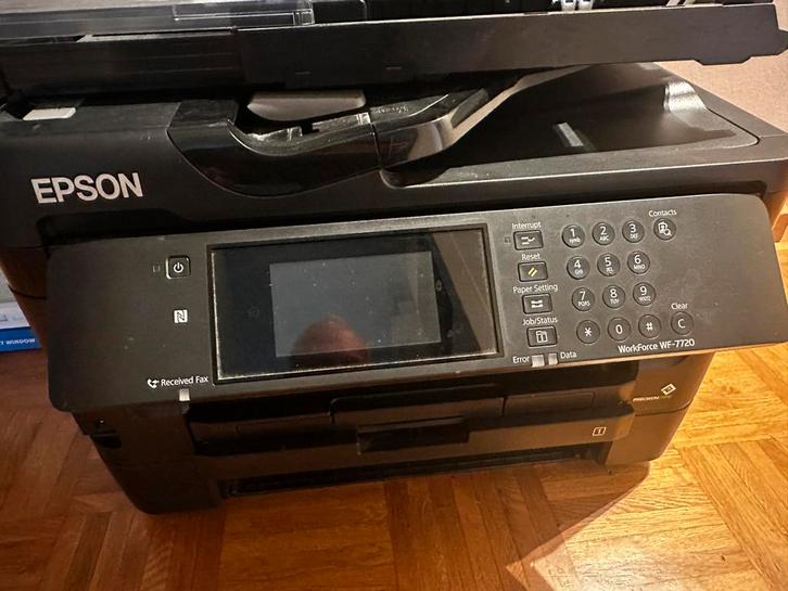 Epson WorkForce WF-7720 All-in-One Printer, Computers en Software, Printers, Gebruikt, All-in-one, Inkjetprinter, Faxen, Draadloos