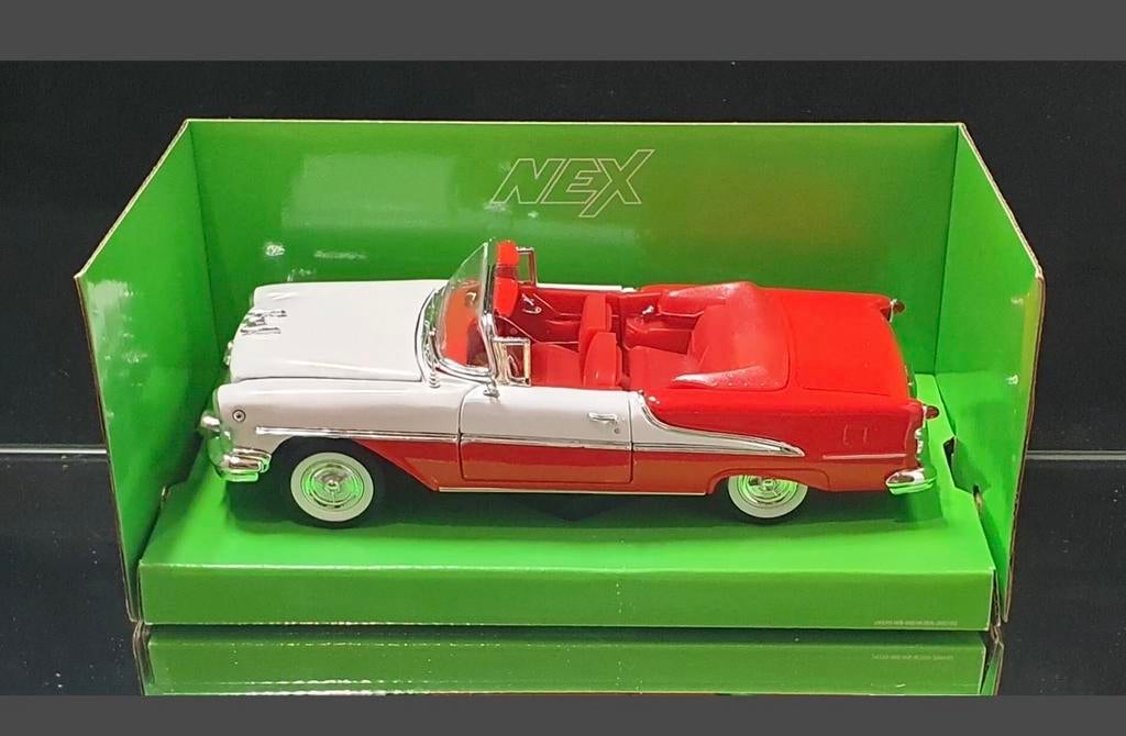 Oldsmobile Super 88 uit 1955 - Welly Nex 1:24, Ophalen of Verzenden, Nieuw, Auto, Welly