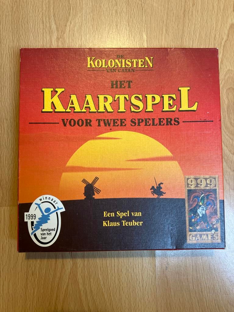 Kolonisten van Catan Kaartspel (2 spelers), Een of twee spelers, Ophalen of Verzenden, Gebruikt
