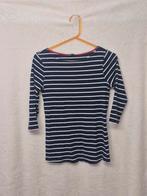 Gestreepte top met driekwart mouwen - Maat M, Kleding | Dames, T-shirts, Maat 38/40 (M), Blauw, Ophalen of Verzenden, Korte mouw