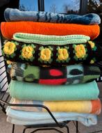 Deken Sprei Kinderdeken Wol Wollen Dralon Vintage AaBe Midas, Gebruikt, Ophalen of Verzenden, X, X