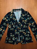 Studio Anneloes blazer S zwart bloemen travelstof als nieuw, Kleding | Dames, Studio Anneloes, Zwart, Ophalen of Verzenden, Zo goed als nieuw