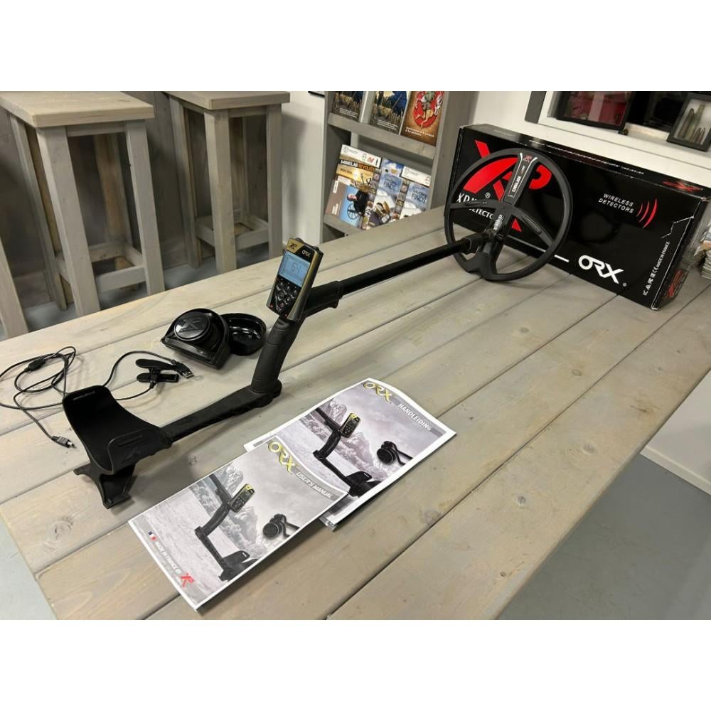 Occasion XP ORX met WSA draadloze hoofdtelefoonm, Hobby en Vrije tijd, Metaaldetectors, Meer dan 30 cm, Ophalen of Verzenden, Zo goed als nieuw