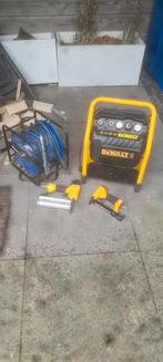 Dewalt compressor met luchtslang, Ophalen, Gebruikt, 10 bar of meer, Minder dan 200 liter/min