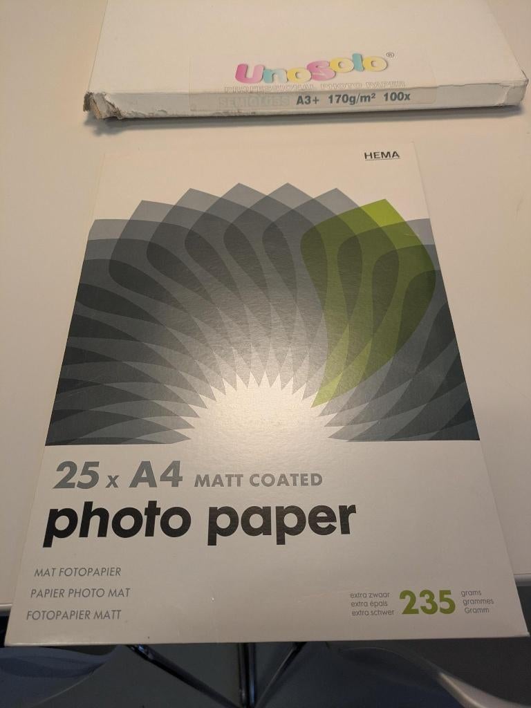 Fotopapier diverse maten, Ophalen, Nieuw