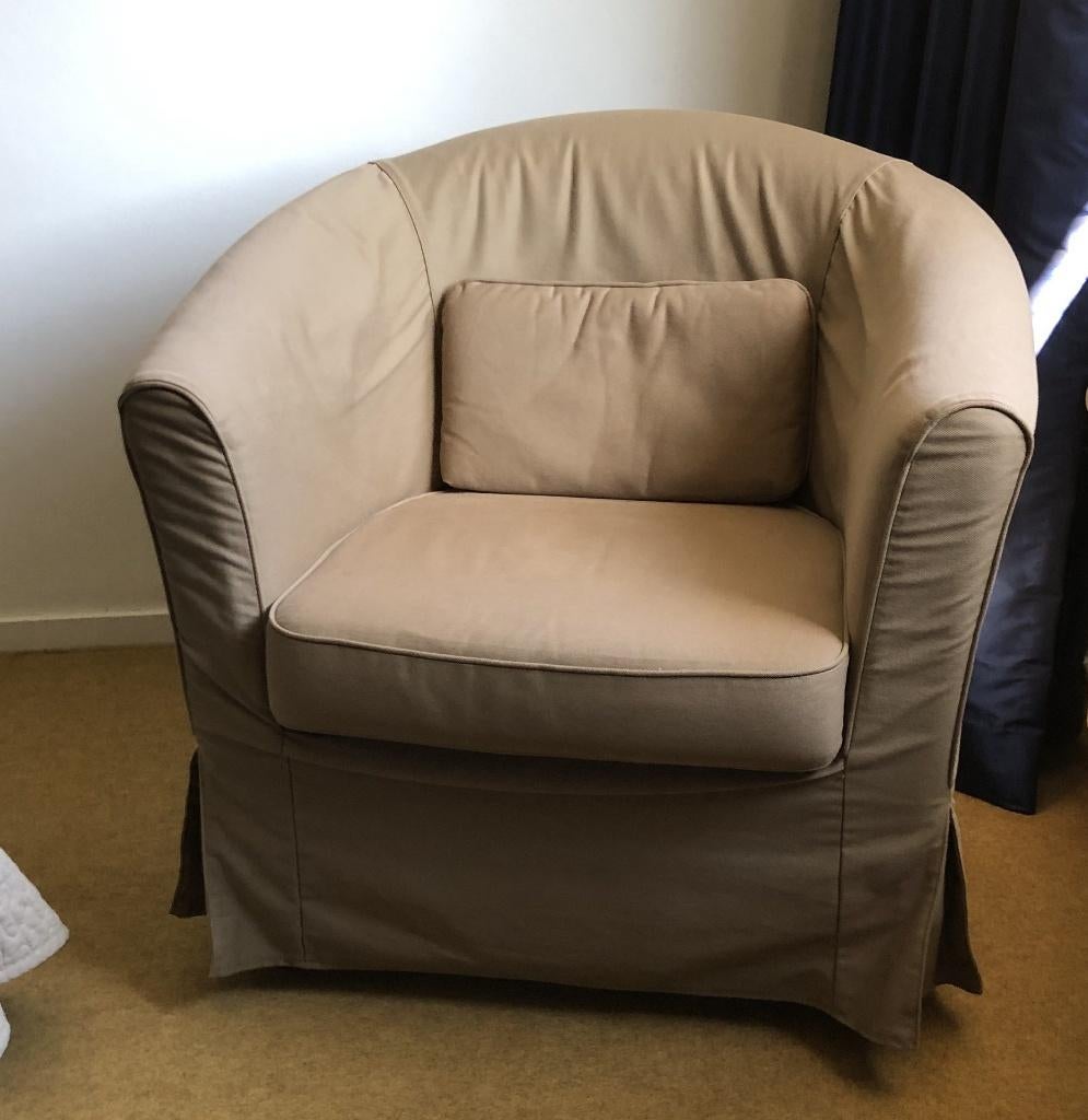 IKEA club fauteuil, Ophalen, 75 tot 100 cm, Zo goed als nieuw, Stof