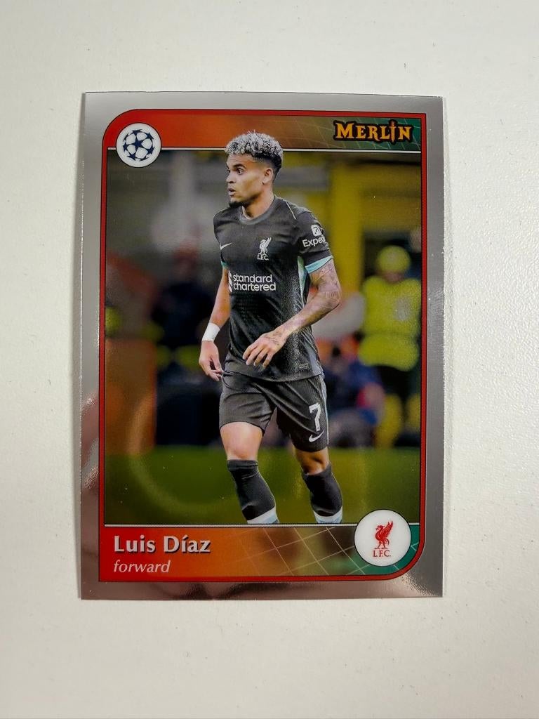 188 Luis Diaz Merlin 2024-25, Ophalen of Verzenden, Nieuw, Buitenlandse clubs, Poster, Plaatje of Sticker