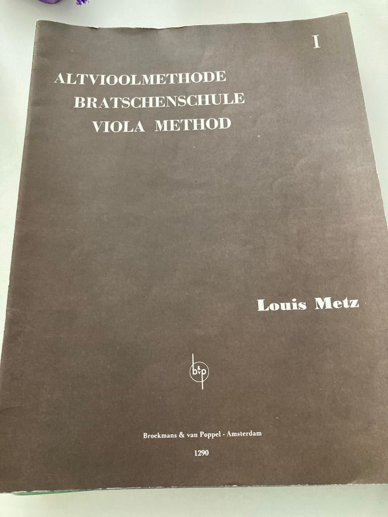 Altvioolmethode I - Louis Metz (Broekmans & van Poppel), Gebruikt, Klassiek, Les of Cursus, Ophalen of Verzenden